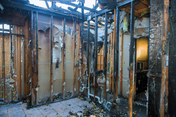 Professional Smoke Damage Restoration technician working in Franklin Park, NJ